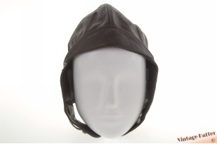 Aviator cap Mil-Tec redish brown leather 54 (XS) [as new]