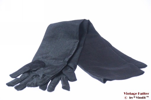 Evening dress gala long ladies gloves black Small / Medium [new]