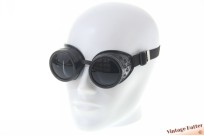 Steampunk welding goggles remake black [new]