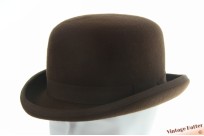 Hardtop bowler hat brown woolfelt 60,5 - 61 (XL) [...