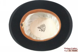 © VintageHatter.com | b-9017-56-6 Bowler hat hardtop Copenhague black 56 Bowler hat hardtop Copenhague black 56