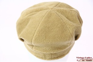 Winter balloon-type cap RV International yellowish beige fleece 55-57 (S-M) [new]