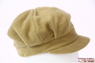 Winter balloon-type cap RV International yellowish beige fleece 55-57 (S-M) [new]