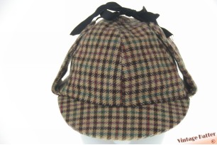 Trapper pet Irish Tweed groen bruin wol 57