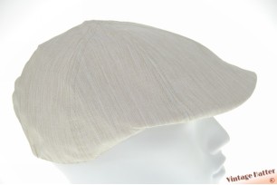 Voorgevormde panelenpet ivoor beige linnen-achtig 58 [nieuw]