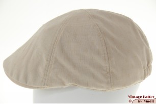 Voorgevormde pet beige katoen donker patroon 59 [nieuw]