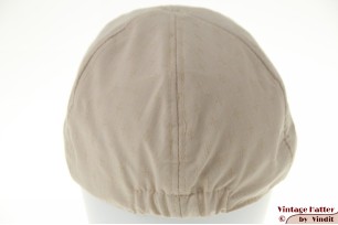Voorgevormde pet beige katoen donker patroon 59 [nieuw]