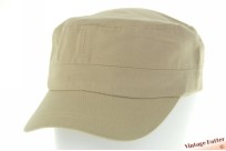 Army cadet cap greenish beige cotton 53-59 [new]