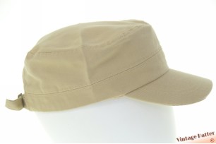 Army cadet cap greenish beige cotton 53-59 [new]