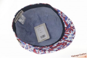 Panel flatcap Hatland Tano red blue cotton 59 (L) [new]