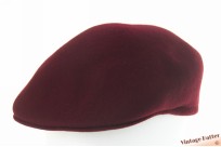 Voorgevormde pet Foldafelt Immacula donker bordeaux vilt 56-57