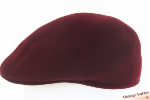 © VintageHatter.com | c-3007-57-1 Preshaped cap Foldafelt Immacula dark burgundy felt 56-57 Preshaped cap Foldafelt Immacula dark burgundy felt 56-57