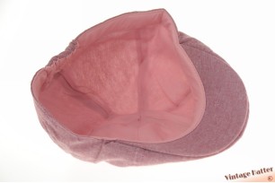 Voorgevormde panelenpet licht bordeaux katoen 58 [nieuw]