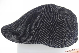 Thick preshaped panelcap Hawkins blue herringbone 57 [new]