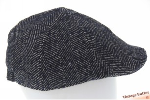 Thick preshaped panelcap Hawkins blue herringbone 57 [new]