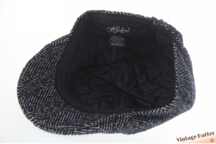 Thick preshaped panelcap Hawkins blue herringbone 57 [new]