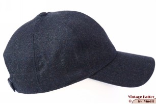 Geruite pet Hawkins donker blauw met klittenband 53-61 [nieuw]