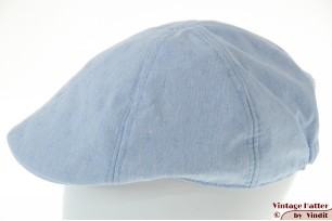 Voorgevormde pet licht blauw katoen donker patroon 59 [nieuw]