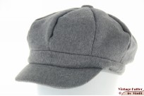 Balloon-type cap Hawkins grey imitation angora 57-60 [new]