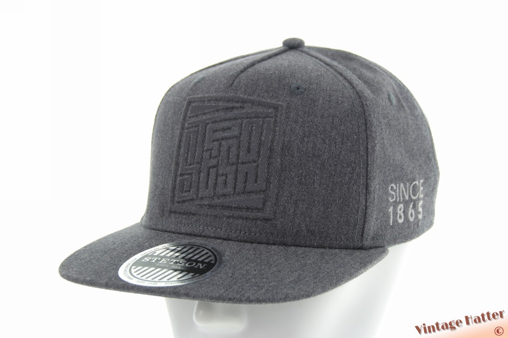 Baseball pet Stetson grijs katoen one size 53-61 [nieuw]