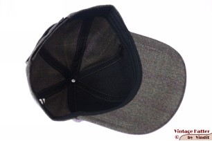 Geruite pet Hawkins groengrijs met klittenband 53-61 [nieuw]