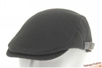 Summer golf cap grey ventilating mesh 54-62 [new]