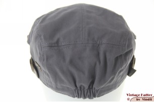 Cotton cap Hawkins with adjustable straps grey 57-59 [new]