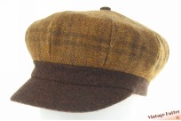 Balloon-type cap Canda green orange brown wool 54-60