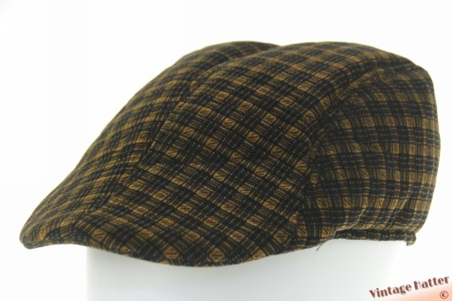 Voorgevormde pet goudbruin en zwart 58-60 Voorgevormde pet goudbruin en zwart 58-60