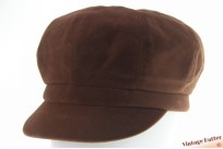 Balloon-type cap NN-Fashion brown velvet 54,5 (XS) Balloon-type cap NN-Fashion brown velvet 54,5 (XS)