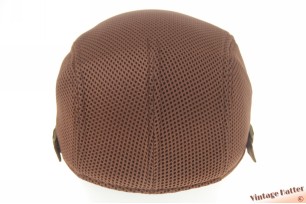 Summer golf cap brown ventilating mesh 54-62 [new]