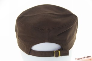 Army cadet cap dark brown cotton 53-59 [new]