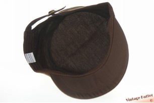 Army cadet cap dark brown cotton 53-59 [new]