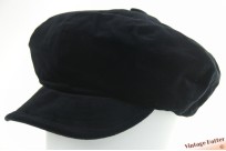 Ballonpet zwart fluweel 57