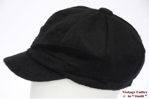 Ballonpet Hawkins zwart imitatie angora 57-60 [nieuw]