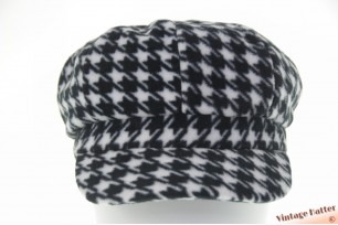 Ballonpet recent model zwart en wit pied-de-poule 55-58 [ongedragen]