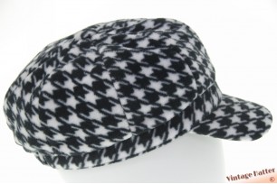 Ballonpet recent model zwart en wit pied-de-poule 55-58 [ongedragen]