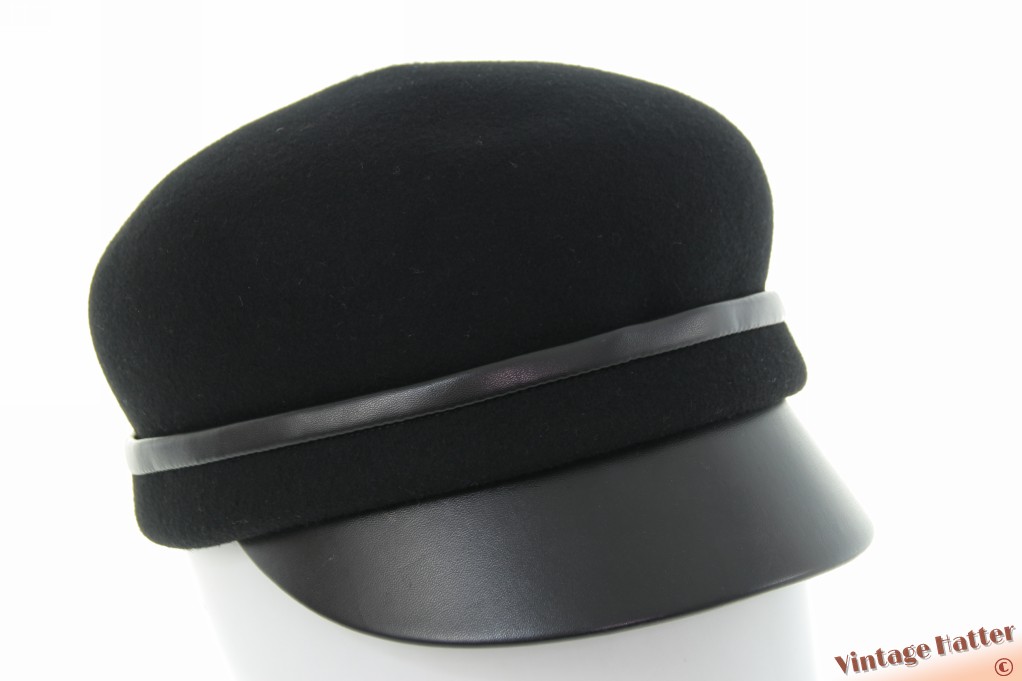 Dames pet Bronté Rocky zwart wolvilt 56 [nieuw]