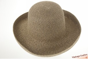 Dames zomerhoed Hawkins  vormbaar met opstaande rand beige en bruin 58 [nieuw]