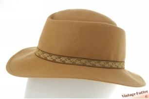 Dameshoed beige wolvilt 55 (S)