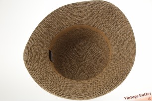 Dames zomerhoed Hawkins  vormbaar met opstaande rand caramel bruin 58 [nieuw]