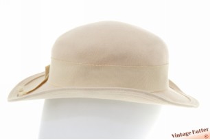 Dameshoed ivoorwit vilt 54-55 (XS-S)