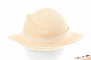 Dameshoed LaMouche licht beige vilt 55 (S)