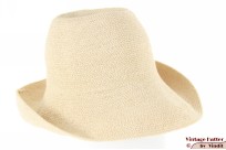 Flexibele dameshoed MadHatter Amsterdam vormbaar ivoorwit 56 [nieuw]