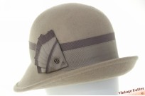 Dames dophoed Loevenich grijs beige wolvilt 59