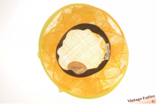 Ladies hat Complit yellow sinamay sisal 58-61 [new]