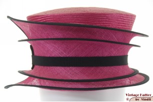 Dameshoed LUne roze sisal 56 [nieuw]