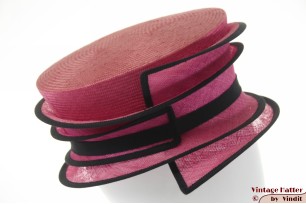 Dameshoed LUne roze sisal 56 [nieuw]