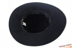 Ladies hat LL-Modell dark blue velour-like furfelt 57