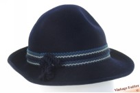 Dameshoed Ischler Hut donkerblauw vilt 56 Dameshoed Ischler Hut donkerblauw vilt 56